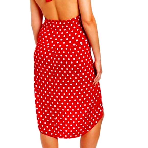 Star Vixen Women's Plus-Size Marilyn Halter Dress - Picture 6 of 6